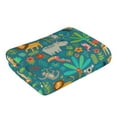 thumbnail image 3 of Kll Jungle Animals Ultra Absorbent & Soft Hand Towels For Bath, Hand, Face, Gym And Spa-27.5x16in, 3 of 9