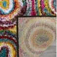 thumbnail image 4 of Safavieh Fiesta Winchester Geometric Shag Area Rug, Multi, 5'1" x 7'6", 4 of 8