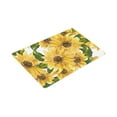 thumbnail image 3 of MKHERT Blooming Yellow Flowers Sunflower Painting Doormat Rug Home Decor Floor Mat Bath Mat 30x18 inch, 3 of 3