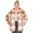 thumbnail image 1 of White Mark Women's Plaid Shacket, 1 of 6