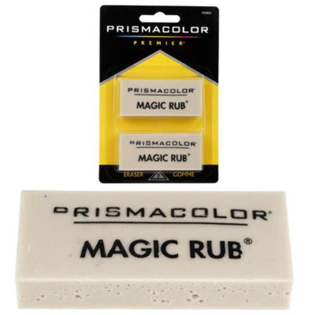 DDI 2290125 Prismacolor Magic Rub Erasers, White Pack of 2 & Case of 36