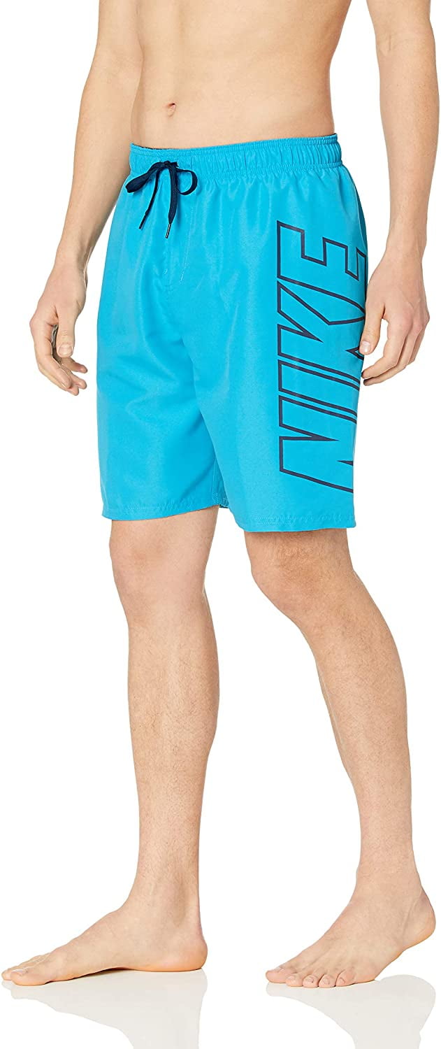 blue nike swim trunks