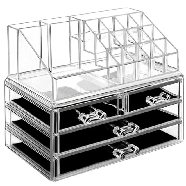 Organizador De Maquillaje Y Caja De Almacenar Con Cajones