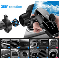 thumbnail image 7 of Wireless Car Charger, 10W Qi Fast Charging Auto Clamping Car Charger Phone Mount Windshield Dashboard Air Vent Car Phone Holder, 7 of 7