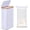 White, variant on Slim Laundry Basket with Lid, Narrow Laundry Hamper with Removable Bag, Skinny Dirty Clothes Basket with  Handles for Bathroom,  & Laundry Room, 75L