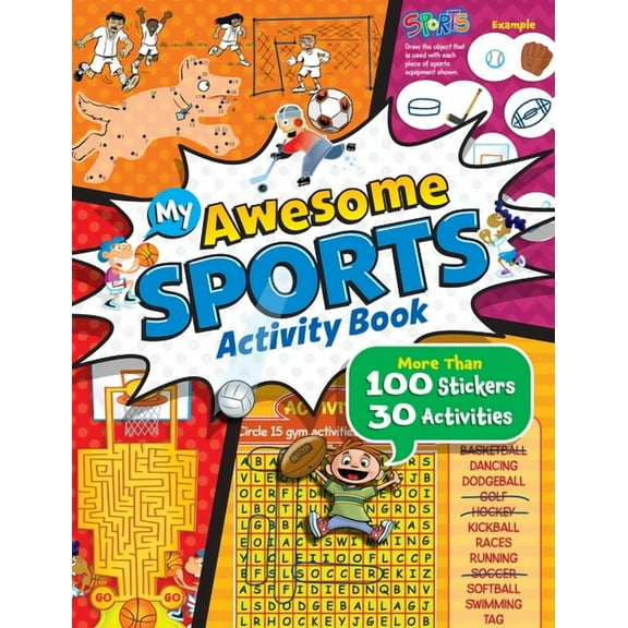 My Awesome Sports Activity Book (Paperback) by Sequoia Children's Publishing