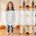 thumbnail image 3 of NIEWTR Girls Halloween Set Cute Cartoon Print Long Sleeved Homewear Two Piece Set Halloween Pajamas Toddler Girl Cute Pjs For Girls, 3 of 7