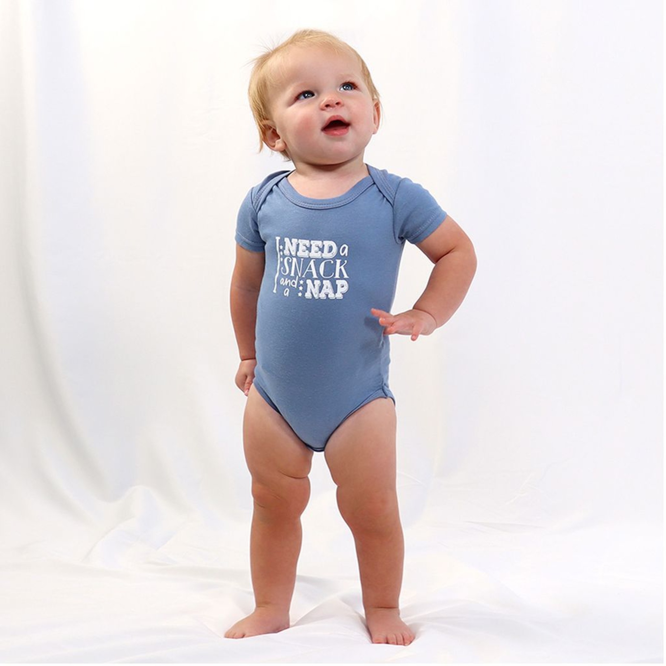Peanutshell Baby Boy Blue Camo Bodysuits 7-Pack photo 6