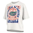 thumbnail image 2 of Women's Pressbox White Florida Gators Harmony Oversized T-Shirt, 2 of 3
