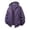 #Purple, variant on DPTALR Men's Solid Color Long Sleeve Hooded Zip Up Cardigan, Ice Silk Thin Sun Protection Jacket,Purple,Big and Tall Men XXXL
