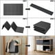 thumbnail image 3 of YR Tapete de Yoga Plegable, Tapetes de Ejercicio Plegables Grandes y Gruesas para Viajes, Gimnasio en Casa, Fitness, TPE 10 Mm Negro, 3 of 9