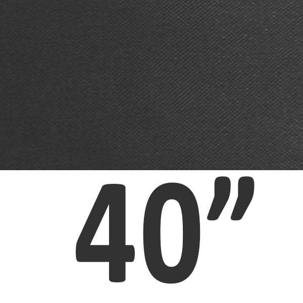 40in - Black