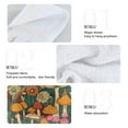 thumbnail image 2 of Yayeee Kitchen Hanging Hand Towels Set of 2 with Loop Bathroom Absorbent Tie Towel, Floral Mushroom, 2 of 7