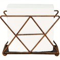 thumbnail image 3 of QUTETN Copper Modern Geometric Triangle Metal Wire Upright Napkin Holder, 3 of 4