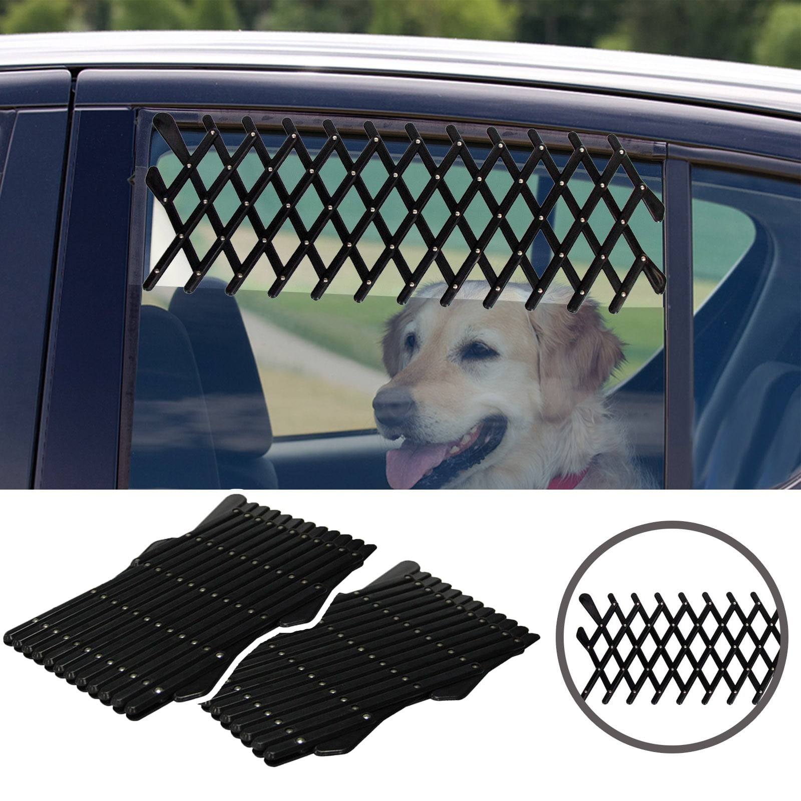 ZZwxWA Flash Deals Window Fabric Fence Pet Window Cover Pet Car Fence Supplies 2PCS Walmart