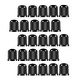 thumbnail image 3 of 25 tapones universales para válvulas de neumáticos de coche, aptos para decoración de válvulas de vehículos. Negro, 3 of 8