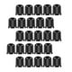 thumbnail image 3 of 25 tapones universales para válvulas de neumáticos de coche, aptos para decoración de válvulas de vehículos. Negro, 3 of 8