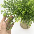 thumbnail image 4 of Artificial Greenery, Plastic Plants Fake Bell Grass Flowers Lifelike Patio Yard Corridor Indoor Outdoor Home Garden Balcony Party Pot Planter Filler Table Arrangement Decoration Purple 4 pcs, 4 of 5