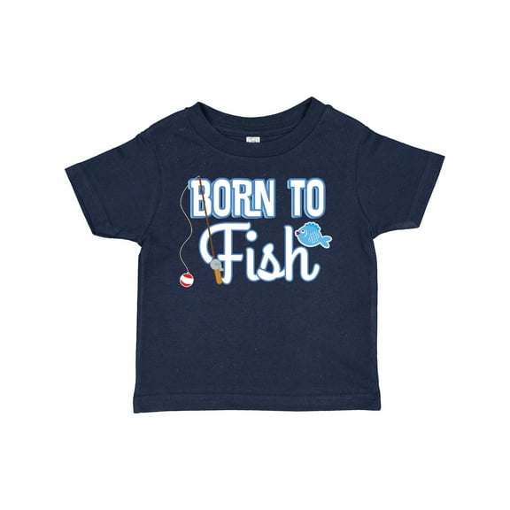 Inktastic Born to Fish Go Fishing Boys or Girls Toddler T-Shirt