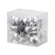 thumbnail image 4 of 12 adornos navideños con forma de corazón para árbol de Navidad, bolas navideñas, colgantes con dijes Plata, 4 of 9