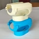 thumbnail image 4 of Billuyoard Dispositivo duradero conveniente y práctico blanco de las medicinas para el pájaro con el tenedor plástico de las palomas Suministros de alimentación y agua para mascotas Blanco, 4 of 6