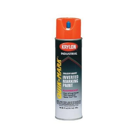 Krylon Quik-Mark Solvent-Based Fluorescent Inverted Marking Paints - S03613 S...