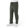 thumbnail image 4 of ave. Unisex Clinton Straight Leg Six Pocket Cargo Scrub Pant in Olive, XL, 4 of 6