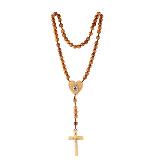 Olive Wood Wall Rosary
