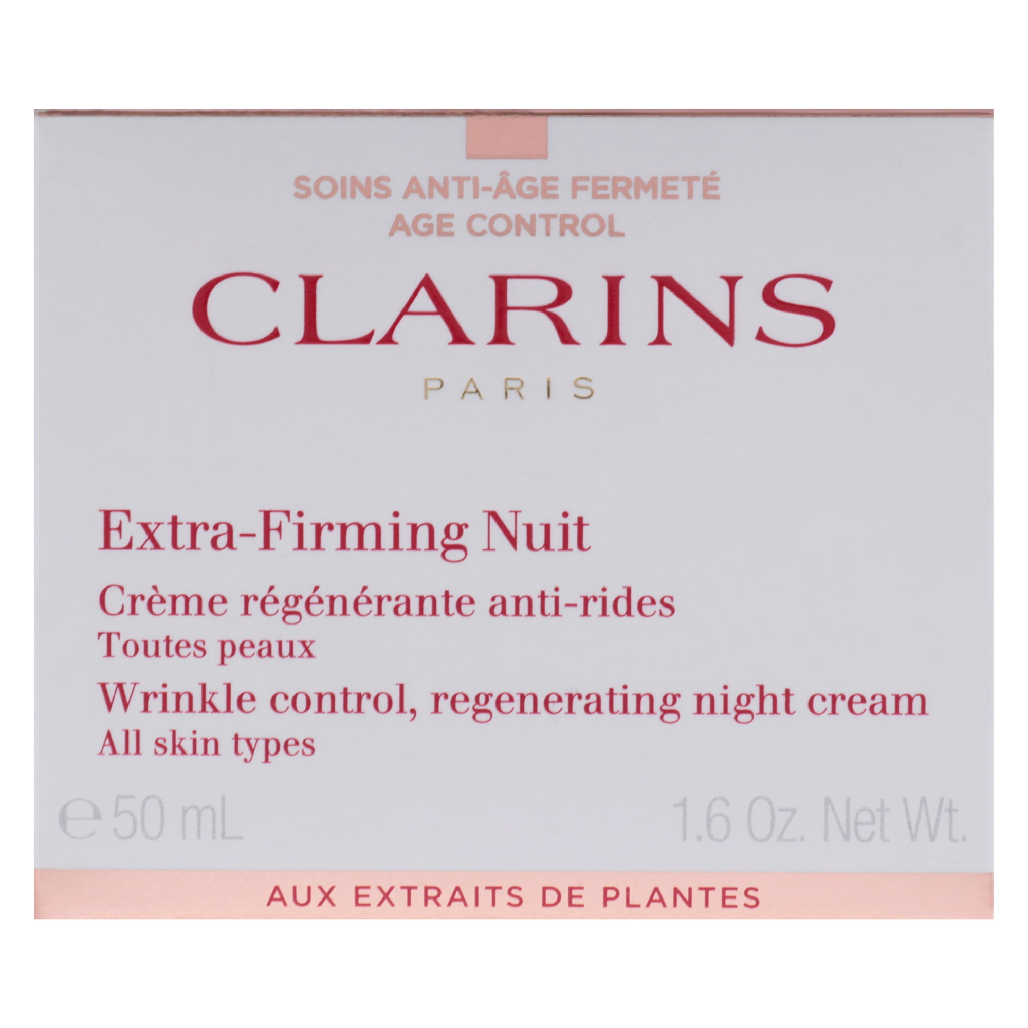 Extra Firming Night Cream - All Skin Types by Clarins for Unisex - 1.6 oz Cream