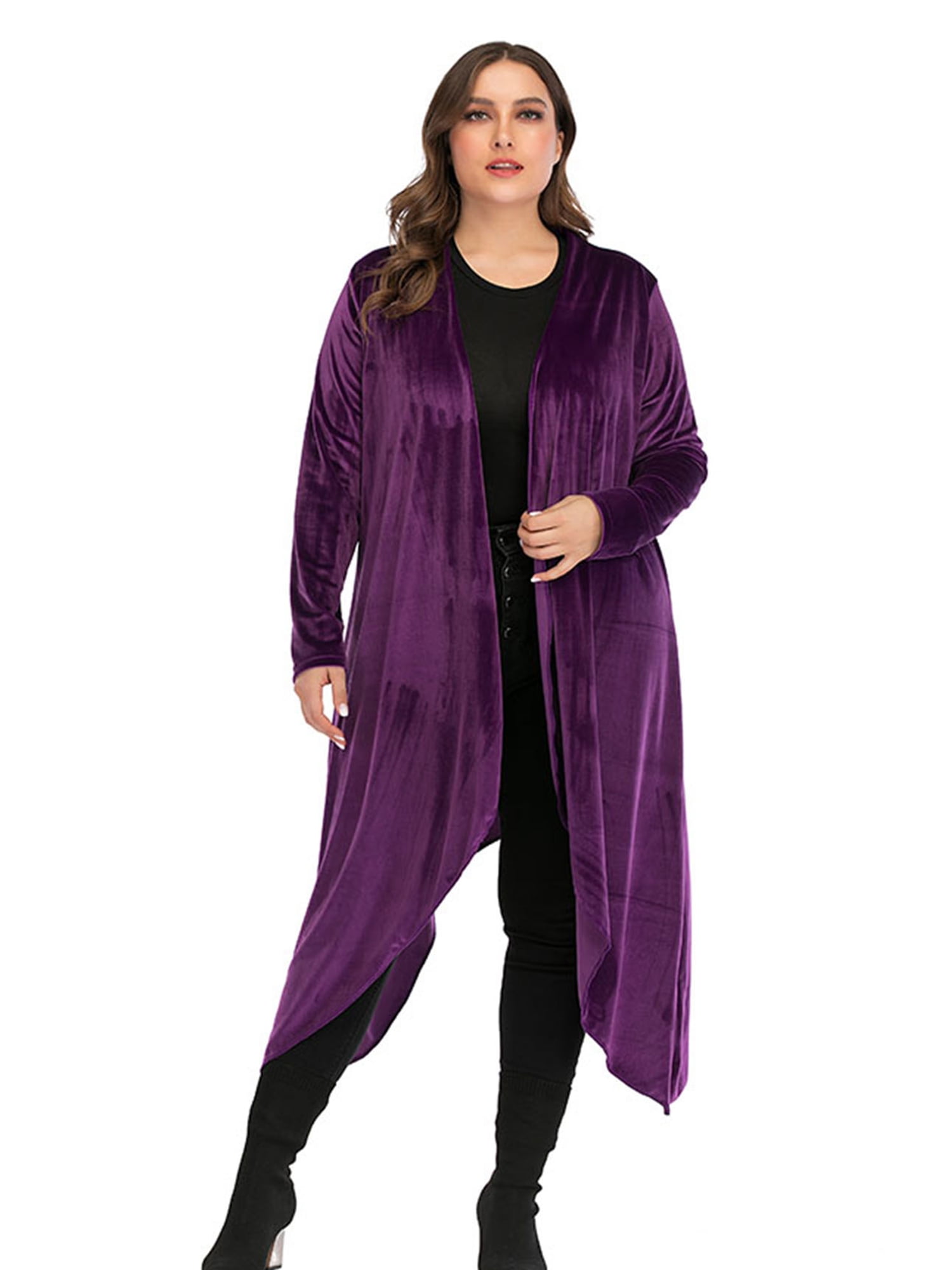 plus size lavender cardigan