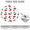 thumbnail image 6 of Round Picnic Table Cloth 100% Waterproof & Oil Proof, Elastic Fitted Table Cover for 36"-44" Round Tables, for Dining, Camping, Outdoor, 6 of 7