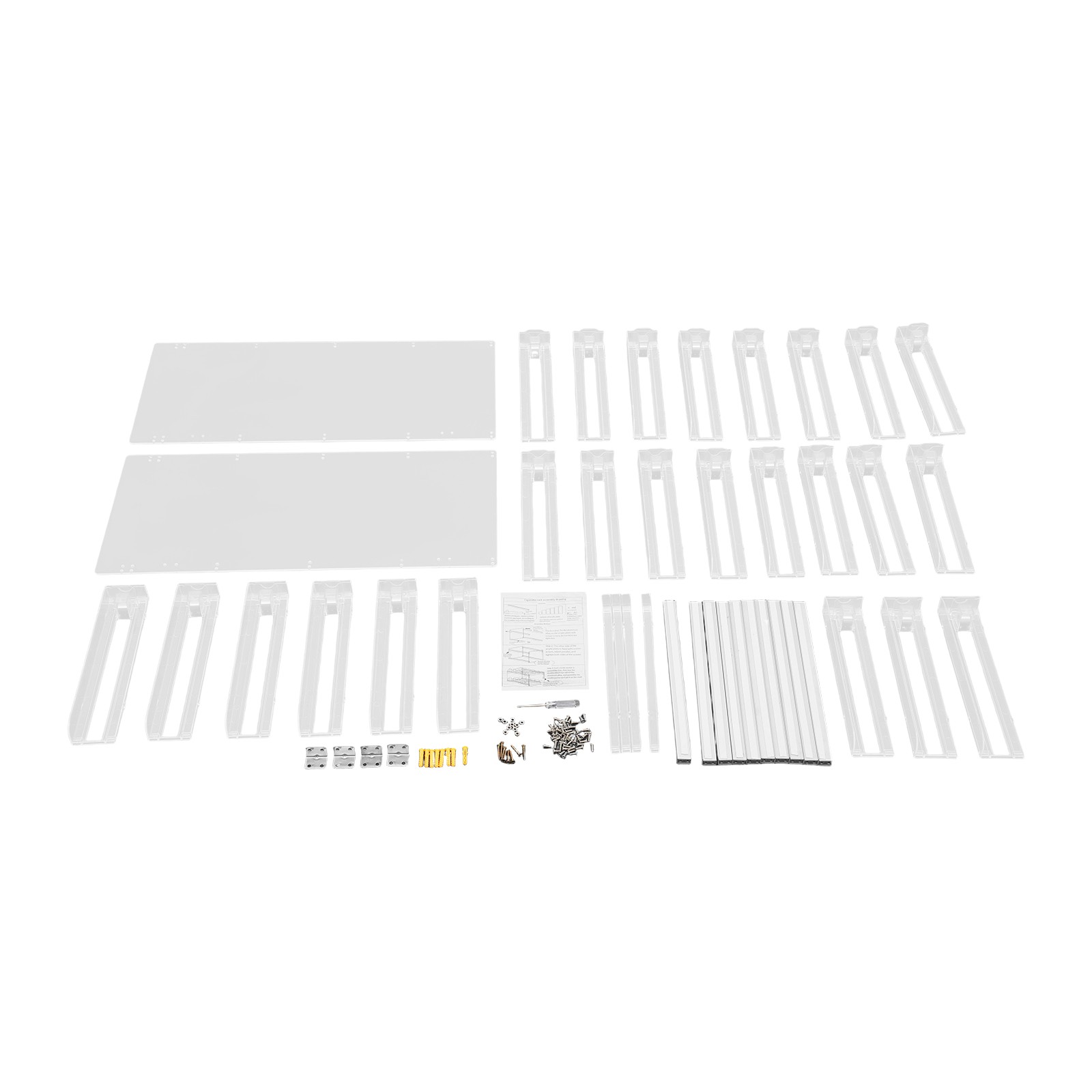 DUYIWAA 5 Tiers Automatic Cigarette Pusher Tray Clear Cigarette Display Holder Case For Retail Store