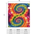 thumbnail image 3 of Tribal Ethnic Tie Dye Mailbox Covers, Spiral Colorful Magnetic Post Box Cover Wraps Large Size 25.5x21 in for Garden Yard Decor, 3 of 6