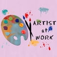 thumbnail image 3 of CafePress - Artist At Work - Women's Nightshirt, 3 of 4