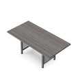 thumbnail image 5 of at Work 6'x 3' Conference Table Gray Laminate/Brushed Nickel Painted Steel Frame, 5 of 6