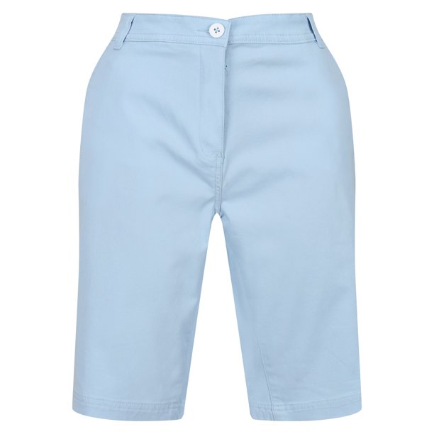 Regatta - Pantalones Cortos Casuales Bayla para Mujer (Azul Polvo)