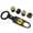 Black, variant on Car Wheels Tire Valve Dust Stem Air Cap Cover + Keychain Ring Ferrari Logo Sport