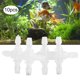 thumbnail image 3 of Adaptador de tubería de vía, 10 piezas Adaptador de tubería de acuario de agua de acuario de 6 vías Junta de tanque de peces Durabilidad probada en el tiempo, 3 of 9
