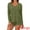 Green, variant on Women's Waffle Knit Pajama Sets Lounge Set Long Sleeve Top Black XS