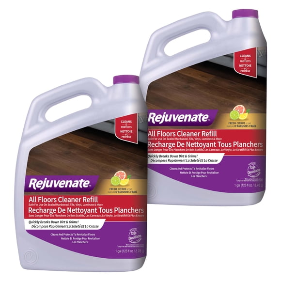 Limpiador para pisos Rejuvenate All Floors, recarga de 3,8 L, paquete de 2
