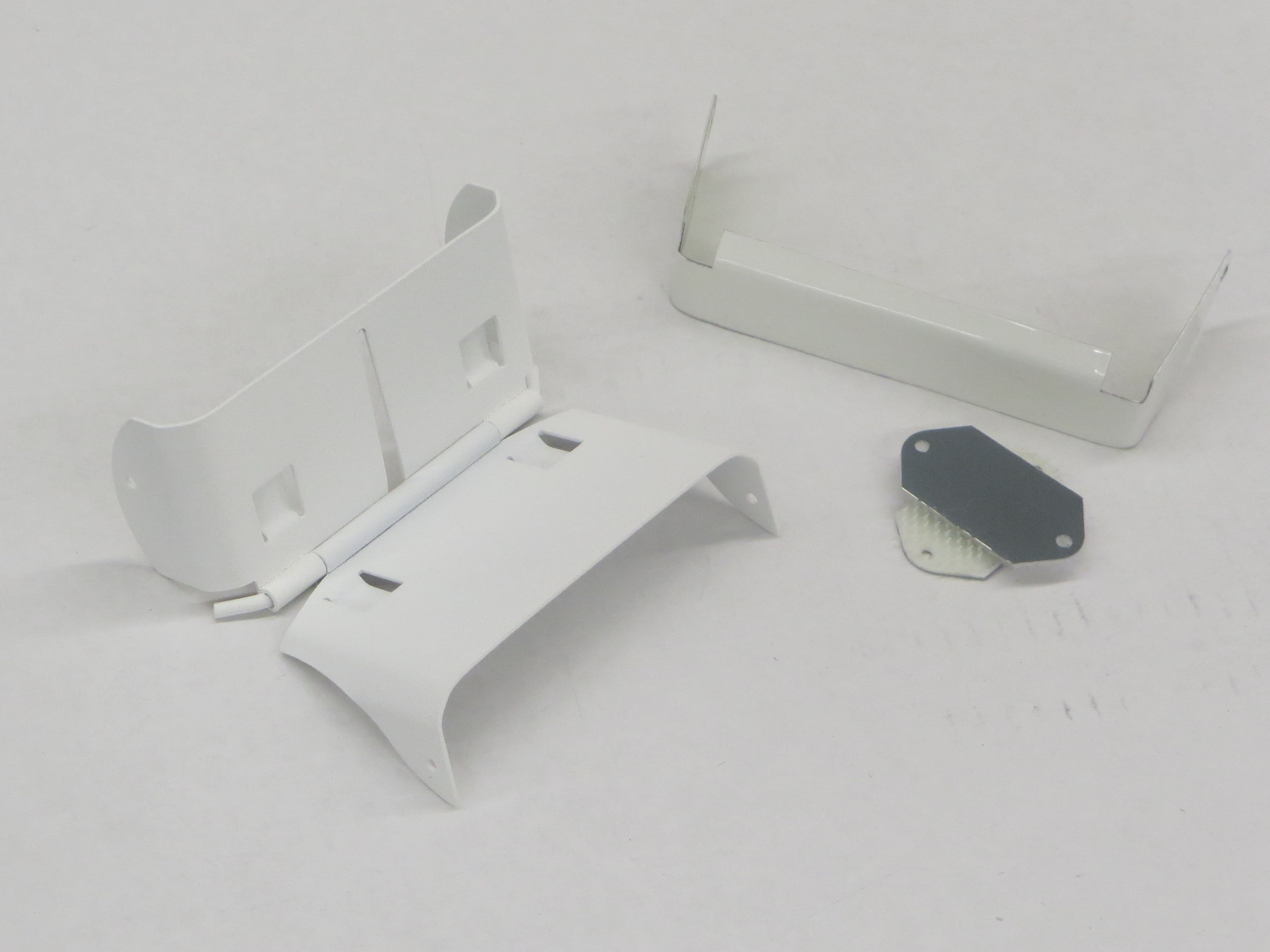 Downspout Extension Flip-Up Hinge for 3x4 A Style (3X4 A, WHITE)