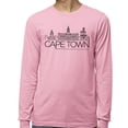 thumbnail image 2 of Skyline Cape Town South Africa Long Sleeve Shirt Unisex 4X-Large Pink, 2 of 5