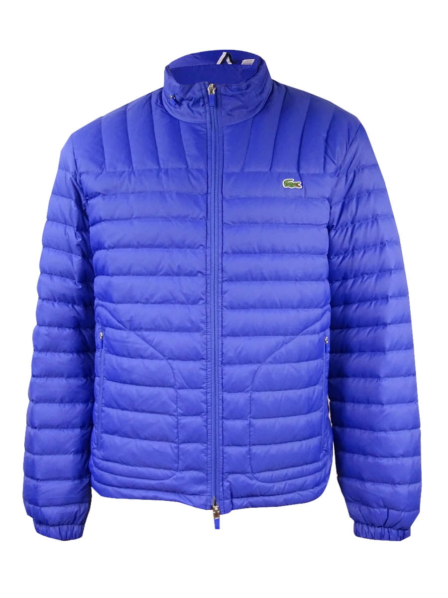 lacoste men's packable jacket