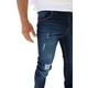 thumbnail image 4 of Pantalón rasgado de mezclilla stretch John Silver  Corte skinny Color azul oscuro, 4 of 6