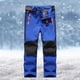 thumbnail image 2 of Pantalones Para Niños, Niños Pequeños, Niñas, Elásticos, De Felpa, Color Sólido, Mantienen El Calor, Mallas Informales, Pantalones Para El Hogar, Azul Oscuro Odeerbi LM103-11507, 2 of 4