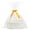 White, variant on Bohorizon Woven Basket for Gifts, Small Basket with Gift Bags and Ribbons, Rope Basket for Storage, 12"x 8" x 5", Pack of 1, Black