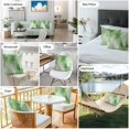 thumbnail image 4 of Outdoor Waterproof Throw Pillow Covers Set of 2 Green Marble Decorative Pillowcases Outdoor Pillows Cushion Case 16x16 Inch Abstract Geometric Modern Ombre Patio Pillows for Couch Sofa Bed Garden, 4 of 9
