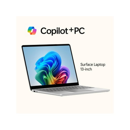 Microsoft - Surface Laptop - Copilot+ PC - 13" Touch-Screen - Snapdragon X Plus - 16GB - 512GB SSD (Latest Model) - Platinum