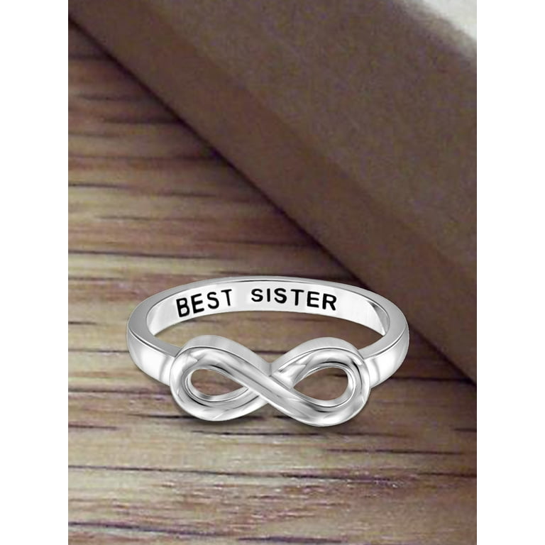 Infinity on sale sister rings