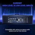 thumbnail image 3 of ZHAO Car Subwoofer amplifier, Black 10" Large-caliber subwoofer with Blue LED Ambient Light, High/Low Level Input for Car/Truck, 3 of 7